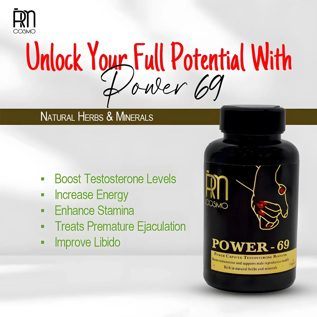 Power 69 Capsule – Natural Energy & Vitality Support