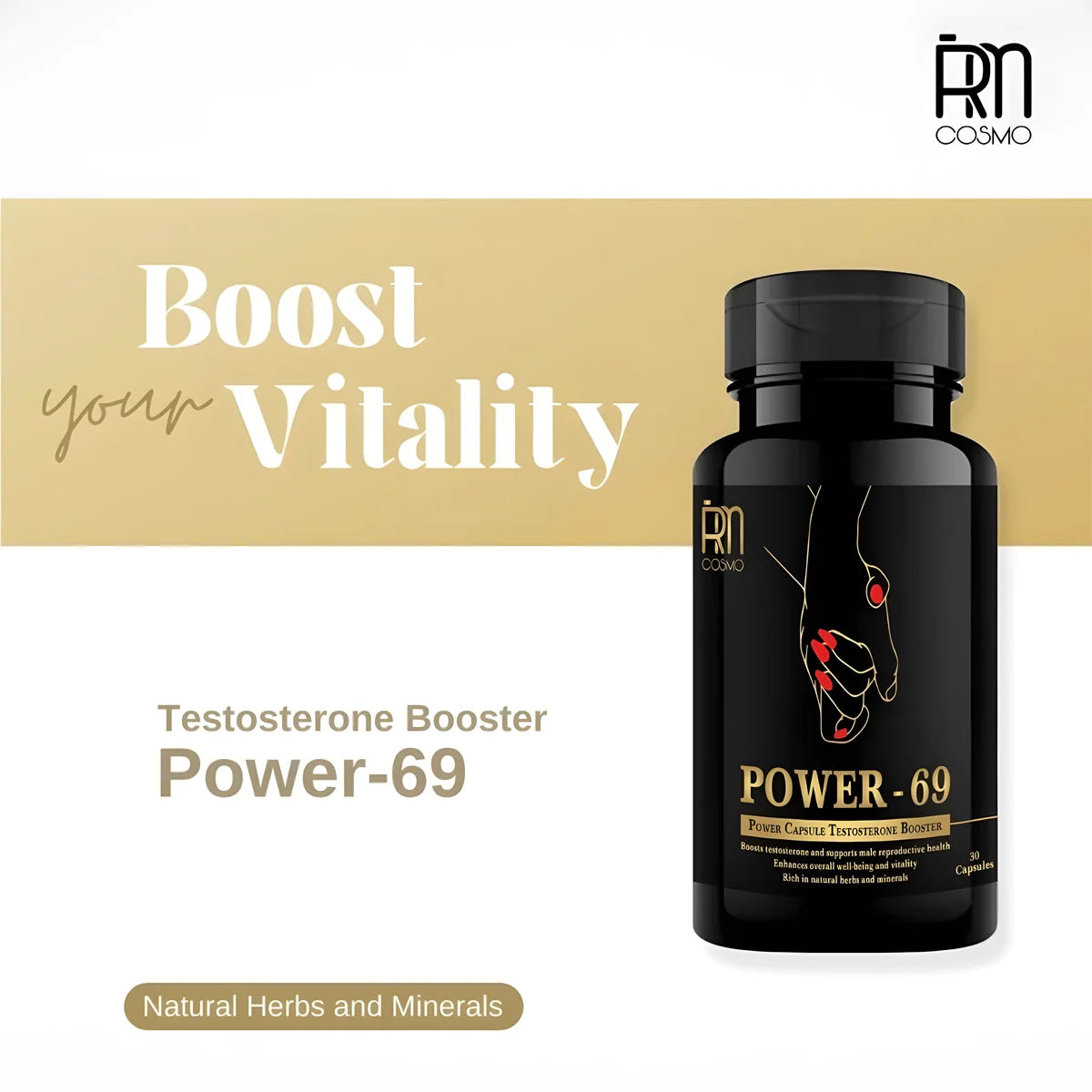 Power 69 Capsule – Natural Energy & Vitality Support
